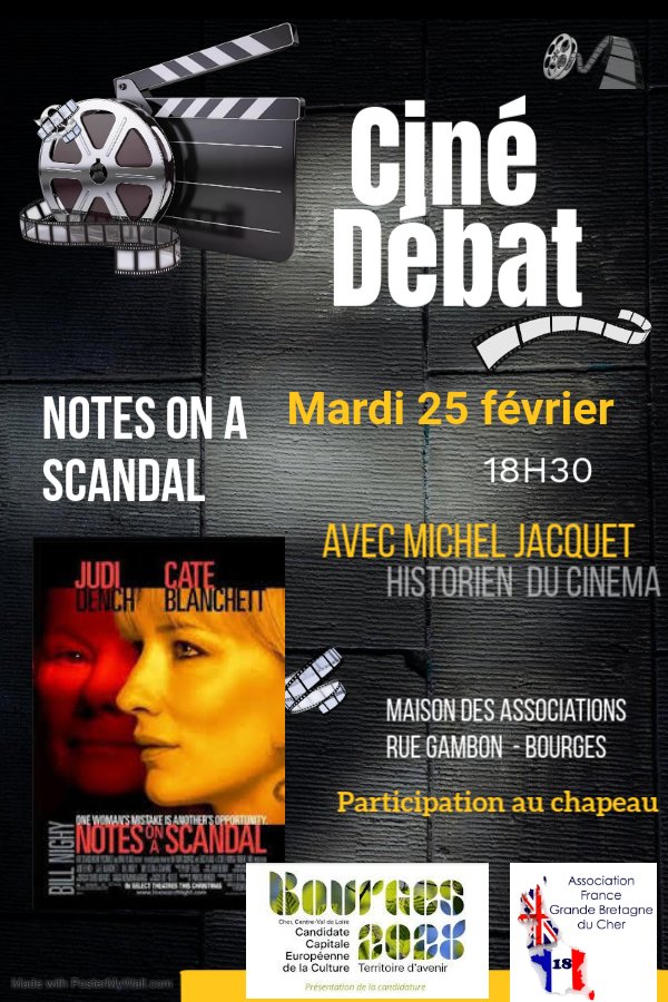 Ciné-débat : « Notes on a Scandal » – film by R. Eyre – 2025