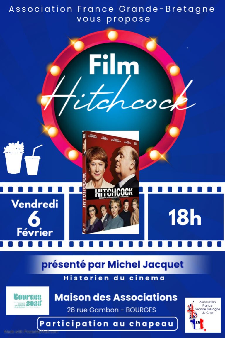 6 février 2026 : film- débat -« Hitchcock »